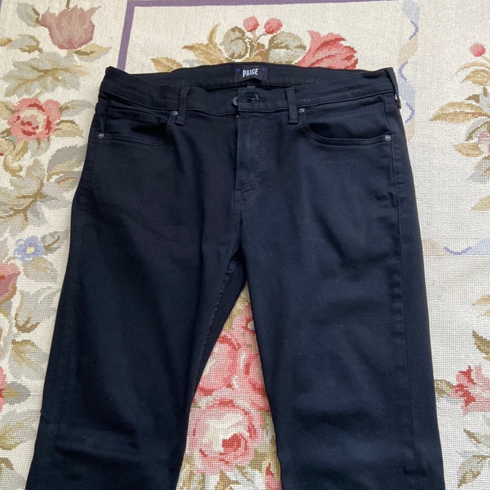 PAIGE Men’s 34 Lennox; Color: Black Shadow